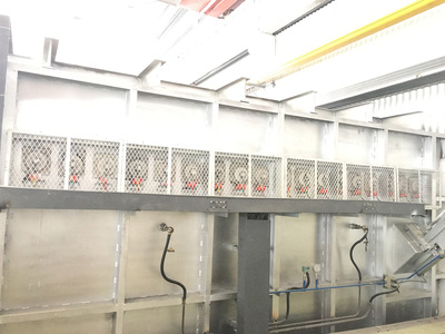 30T燃气熔炼炉+30T电加热保温炉