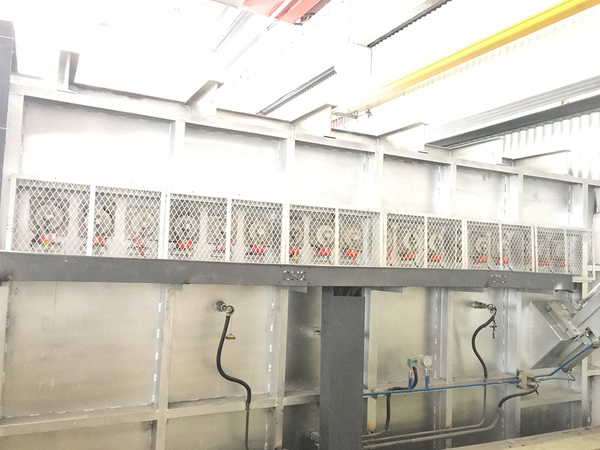 30T燃气熔炼炉+30T电加热保温炉