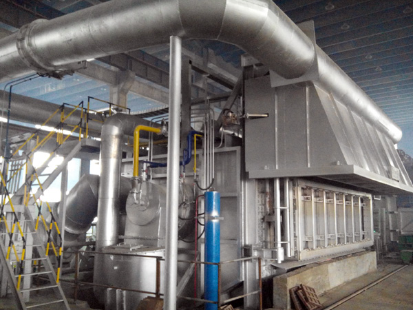 26吨倾动熔铝炉