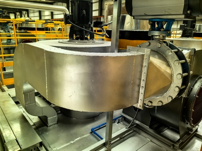 30T外置加热箱式铝箔退火炉